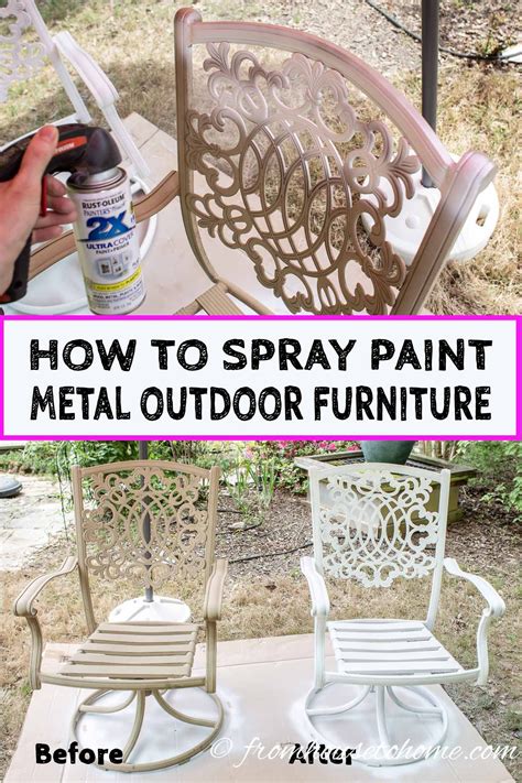 how to spray paint metal